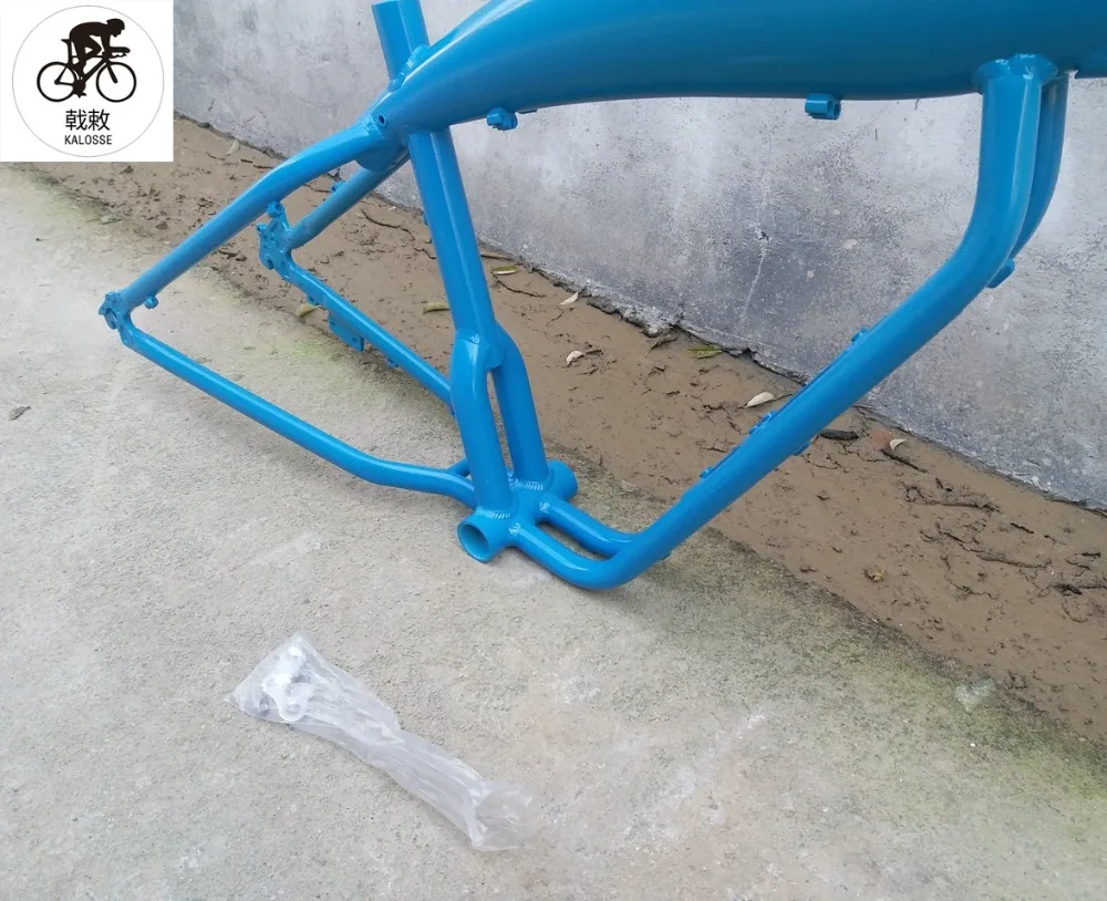 Flash Deal Kalosse aluminum  26*17inch   Electric  Beach bike parts  DIY colors    Fat bike frame  snow bike frame   26*4.0 inch 4