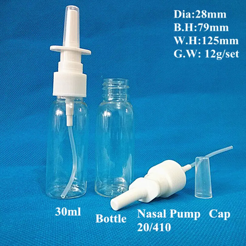 2016 Hotsale 50+2 pcs 30ml/1oz Empty Nasal Mist Spray