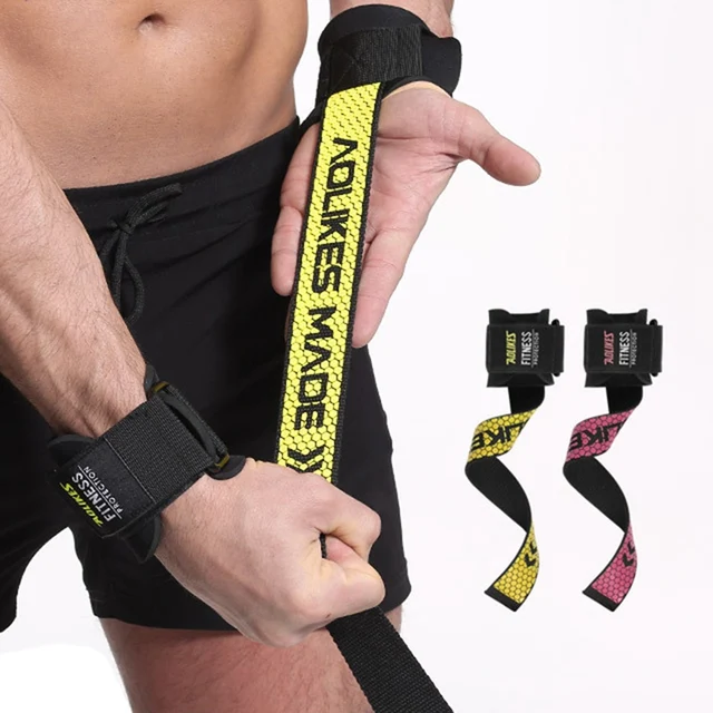 US $5.89 2pcs Weight Lifting Hand Wrist belt Support Strap Brace band Gym Straps Weight Lifting handwraps Bo