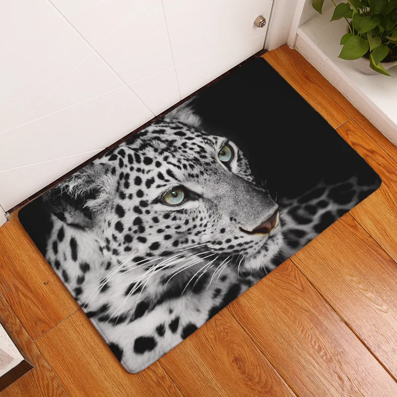 Mdct Animal Lion Cheetah Printed Outdoor Entrance Welcome Floor