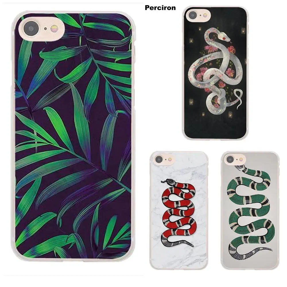 

Perciron For Galaxy Alpha Core Prime Note 4 5 8 S3 S4 S5 S6 S7 S8 S9 mini edge Plus TPU Cell Phone Cover Case Snakes And Flowers