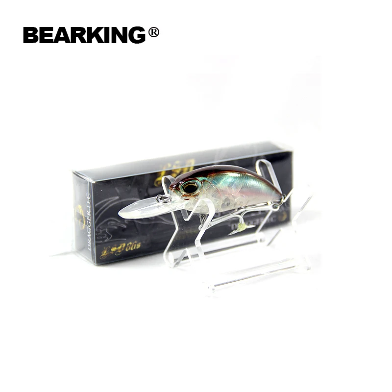 Bearking, профессиональная популярная модель, качественные рыболовные приманки, 65 мм/16 г, погружение 2,7-3,2 м, каждая партия, 5 шт., разные цвета, приманка в виде гольяна