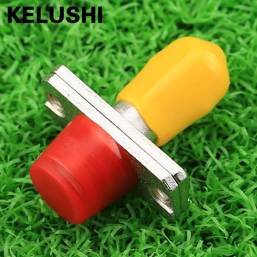 

KELUSHI 10pcs ST-FC FC-ST fiber optic adapter flange adapters FC / ST Coupler fast shipping