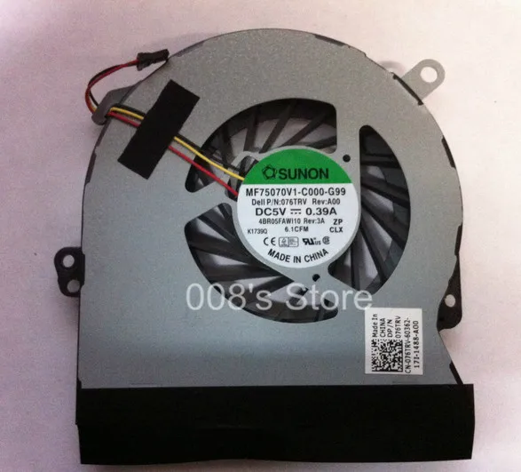 Новый охлаждающий вентилятор для ноутбука Dell Inspiron 14z N411z SUNON MF75070V1 C000 G99 DP/N 076TRV от