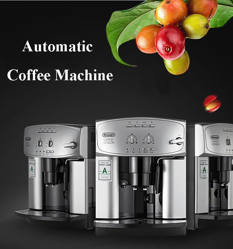 220 В полностью автоматическая кофемашина с насосом типа DIY кофемолка Эспрессо машина бытовая офисная Кофеварка ESAM2200.s
