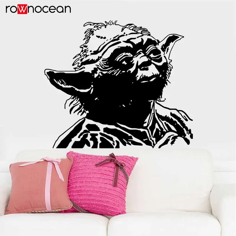 Master Yoda Wall Decal Vinyl Stickers Star Wars Home Interior Art Design Murals Bedroom Wall Decor Kids Boys Room Wallpaper 3412