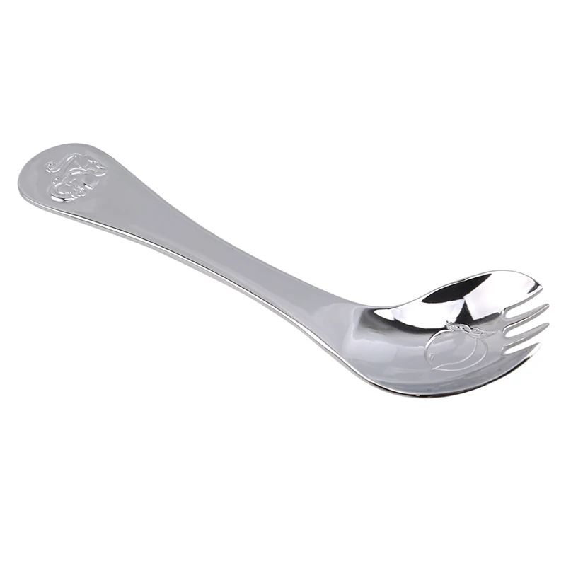 High Quality Children Spoon Baby Feeding Spoon Stainless Steel Kids Eating Utensils Toddler Baby Flatware Accessories