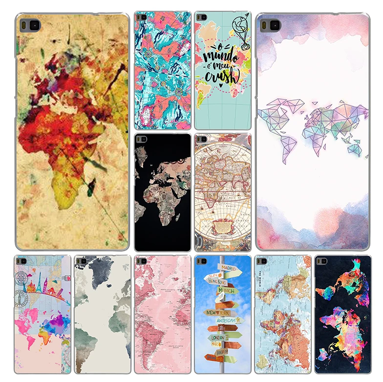 

Lavaza World Map Travel Plans Case for Huawei P20 P10 P9 P8 Lite Plus Pro 2017 2016 2015 P Smart 2019