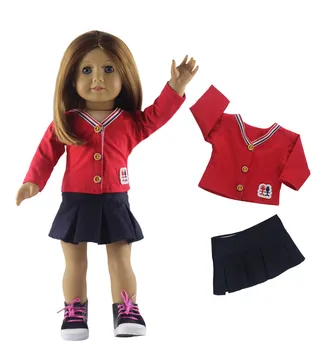 

Doll Clothes Top+skirts for 18" American Doll Casual Clothes