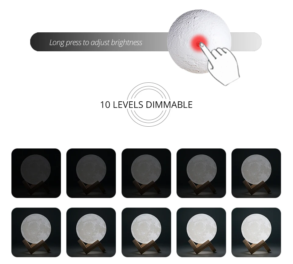 3D print Moon light table lamp (9)