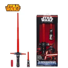 Star Wars Lightsaber işıklar ve sesler kuvvet uyandırır Kylo Ren Deluxe elektronik Lightsaber koleksiyonu hediye oyuncak çocuklar için