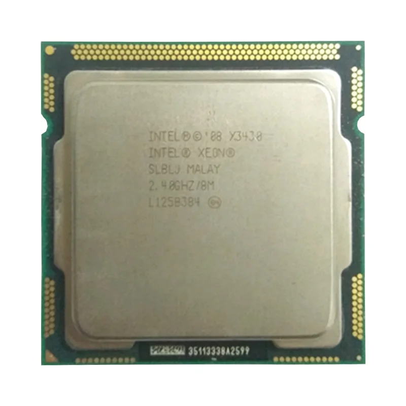 

INTEL Xeon X3430 CPU LGA1156 socket /2.4GHz /L3 8MB/Quad-Core processor othe have a x3440 x3450 Server CPU sale