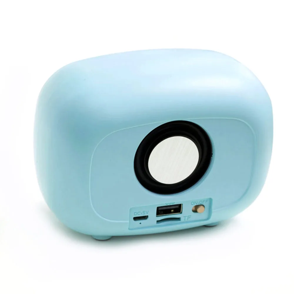 New American-Style Retro Bluetooth Speaker Q108 Protable Vintage Mini Speaker FM Radio Music Stereo Player For MobilePhone PC