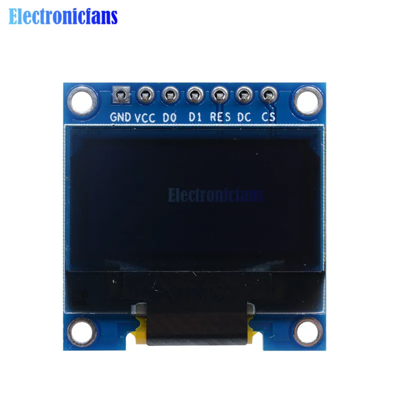 Синий 3-5V 0,9" 0,96 дюймов O светодиодный модуль 128X64 O светодиодный ЖК-дисплей светодиодный Дисплей модуль для Arduino IIC I2C общаться SPI серийный модуль