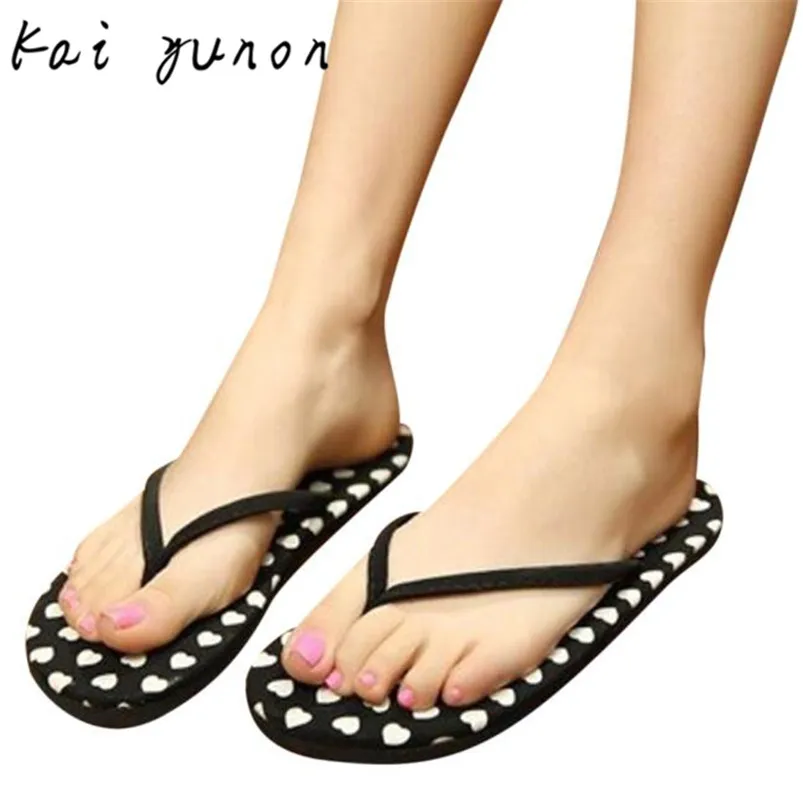 

kai yunon Women Fashion Summer Flat Flip Flops Sandals Loafers Bohemia Shoes Sep 15