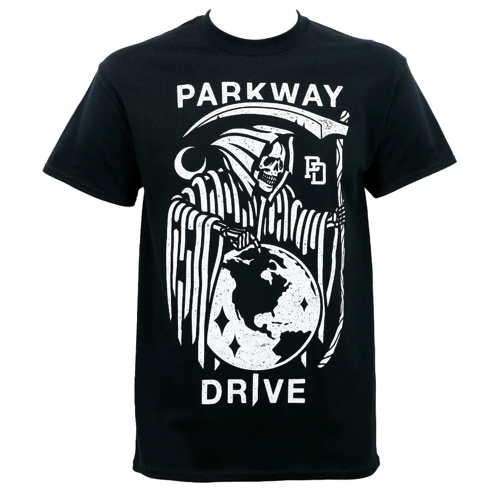 Аутентичные PARKWAY DRIVE группа жнец металлическое ядро футболка черный Размеры s m l xl 2XL новый