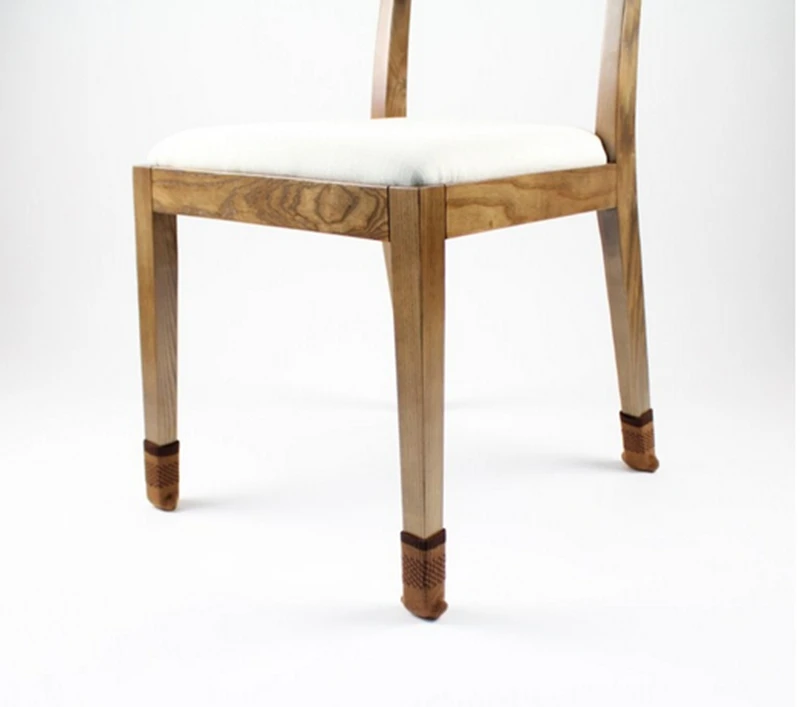 4Pcs Top Quality Knitted Dining Table Chair Leg Socks Stool Mat