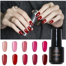 

NEWARTIST 7ml Nude Series Color UV Builder Gel Acrylic for Nail Art 41-50 Red Color Elegent Fall Winter Fashion 80 Colors