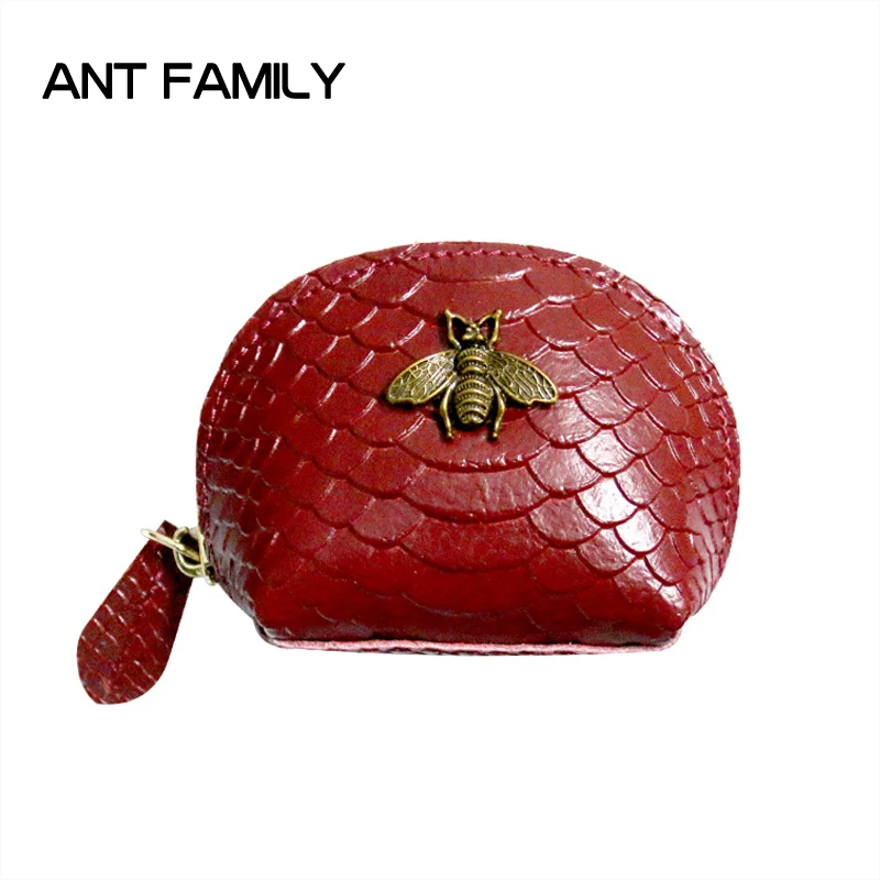

Fashion Genuine Leather Wallet Women Snake Grain Purse Crocodile Pattern Wallets Ladies Leather Shell Zipper Coin Bag Clutches