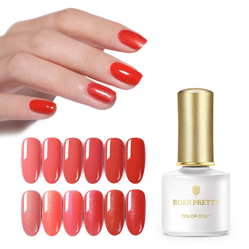 

BORN PRETTY 6ml Gel Polish Color Glitter Soak Off UV LED Long Lasting DIY Nail Art Gel Varnish Manicure Design