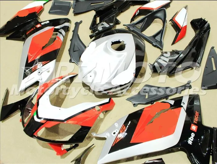 Мотоциклетный обтекатель abs для Aprilia RS125 2006 2007 2008 2009 2010 2011 RS125 06 11 впрыска bodywor белого и красного цветов V11