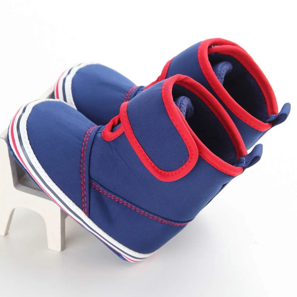 

NewWarm Winter Long Tube Baby Shoes Girls Boys Cashmere Thermal Baby Shoes Outdoor Wear Soft Insole Shoes 100% Brand New