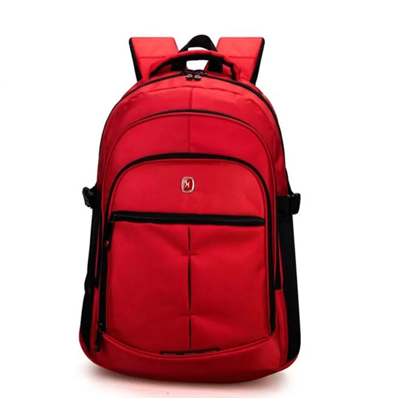 

New fashion 3 solid colors large capacity waterproof polyester women men's backpacks travel/ school bag mochila feminina 50*33cm