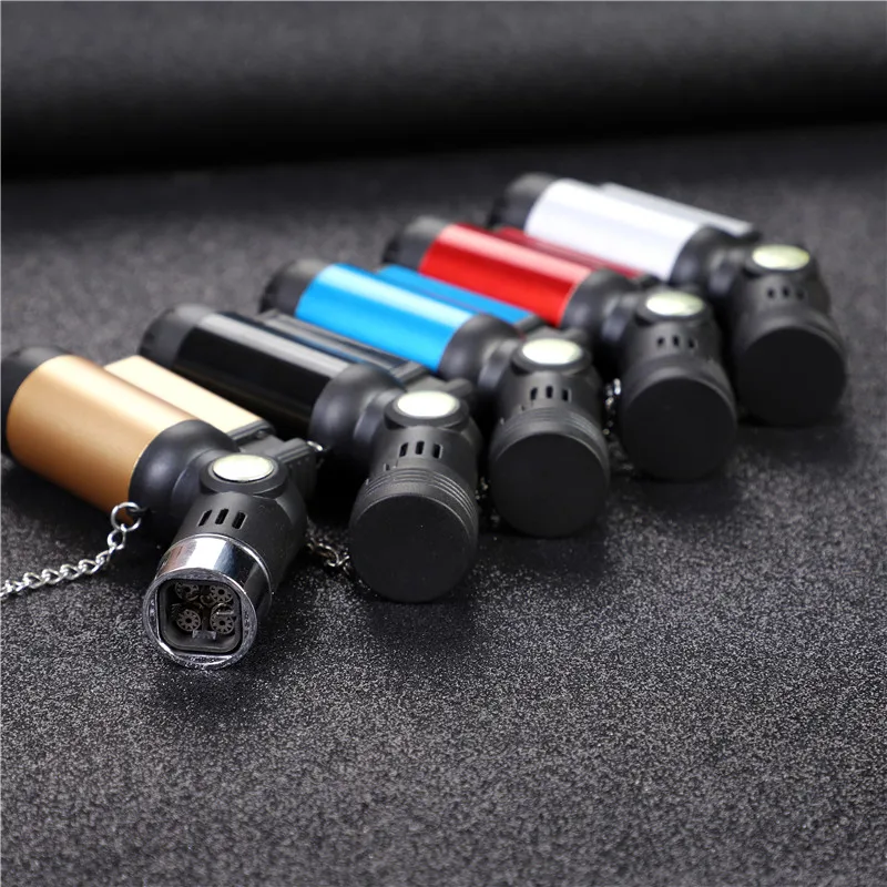 

Metal Cigar Cigarette Lighter gas Lighter Gadgets For Men Creative Turbo Lighters smoking accessories Electronic Lighters