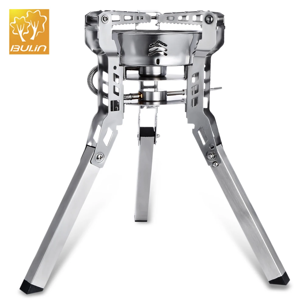 Foldable 3800W Split Gas Stove Outdoor Hiking Picnic with Pouch Burner for BBQ Tableware Camping Equipment | Спорт и развлечения