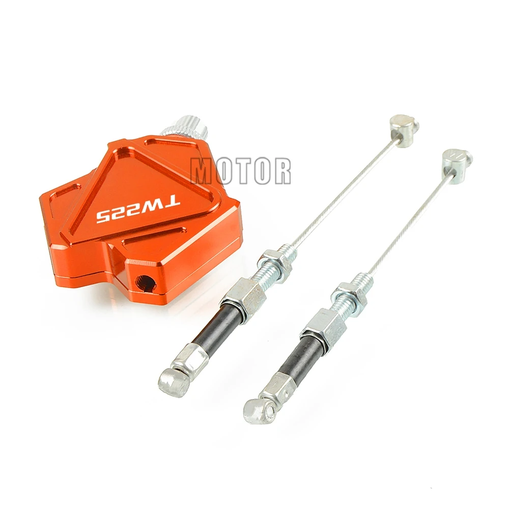 Для Yamaha TW225 TW 225 2002- 2003 2004 2005 мотоцикл ЧПУ для мотокросса Байк трюк рычаг сцепления простая кабельная система - Цвет: Orange