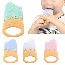 Прорезыватель силиконовый аксессуар мороженое кормящих игрушки для детей Детские Прорезыватели для зубов Sep6-A