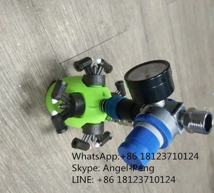 Dry fog system, air atomizing nozzle, dry fog machine,dust suppression