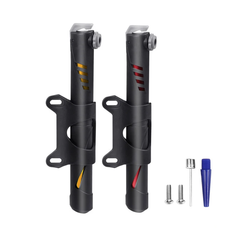 

Portable Bike Pump Adaptors MTB Road Bicycle Pumps Mini Cycling Pump Presta And Schrader Valve Tire Bicycle Air Inflator