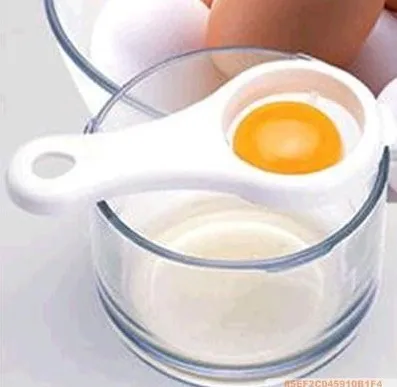 

Free Shipping Egg White Separator Holder Kitchen Sieve Funny Divider Breakfast Tool Spoon