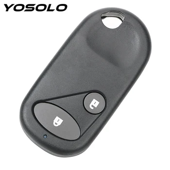 

YOSOLO 2 Buttons Remote Car Key Fob Case Shell for Honda Civic CRV Accord Jazz