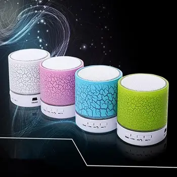 

Yiwa Bluetooth Speaker with HD Sound and Bass,Color Changing LED Light, Micro SD Card / AUX-In USB-In Supported