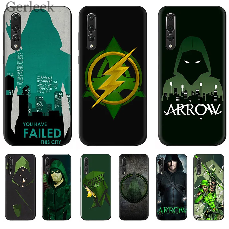 

mobile Phone Case American Tv Series Green Arrow For Huawei P Smart P30 P8 P9 P10 P20 Lite Pro Cover