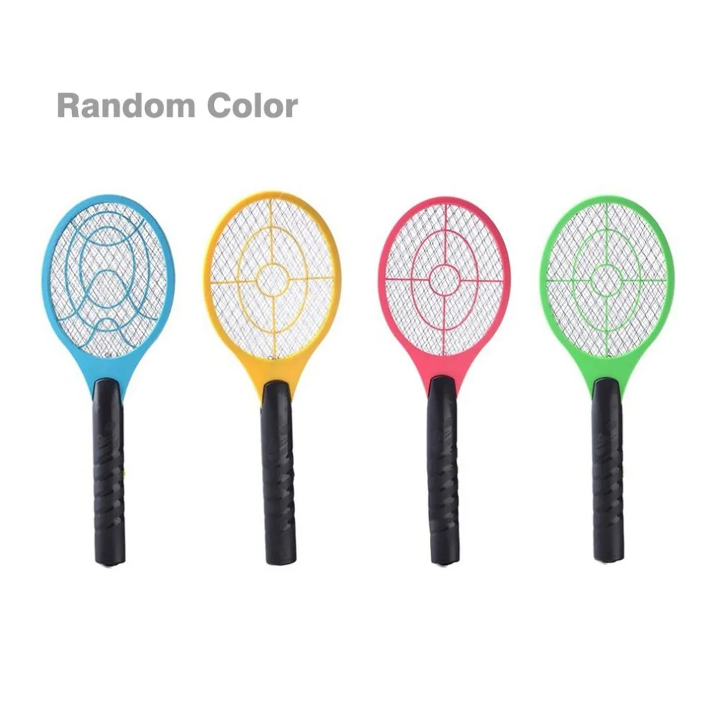 

Multifunctional Double Circle Design Handheld Electric Tennis Racket Battery Powered Electric Mosquito Swatter