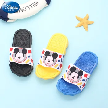 

Disney 2019 summer new children's sandals and slippers 4-12 years old boy home non-slip soft bottom slippers bathroom drag