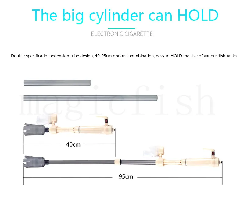 Автоматический очиститель аквариума, гравия для рыб, Электрический аквариумный сифон, насос, фильтр, устройство для смены воды, промывка песка, шланг для воды, трубка