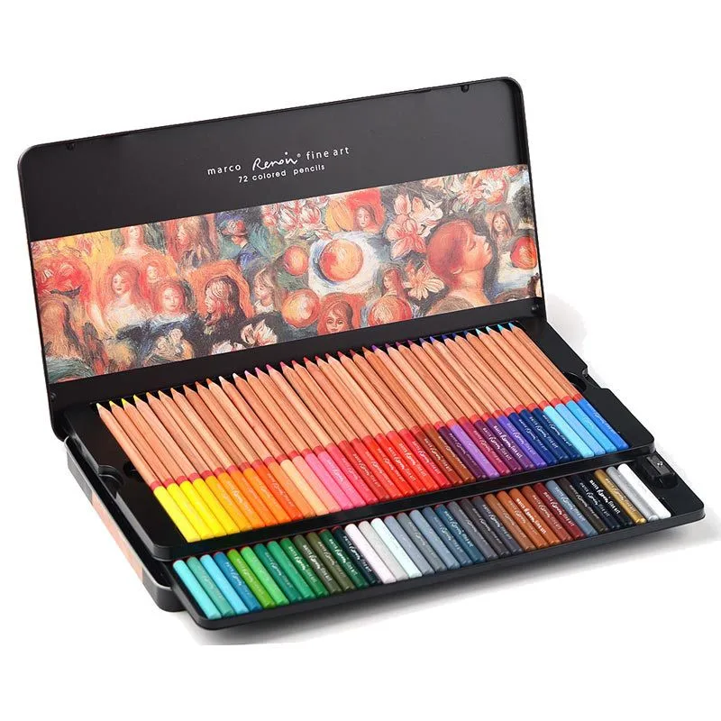 yagli renkler 100 72 48 36 mum boya kalem seti profesyonel sanatci grafit pastel cizim kroki araci kalem guzel sanatlar kaynagi kiti