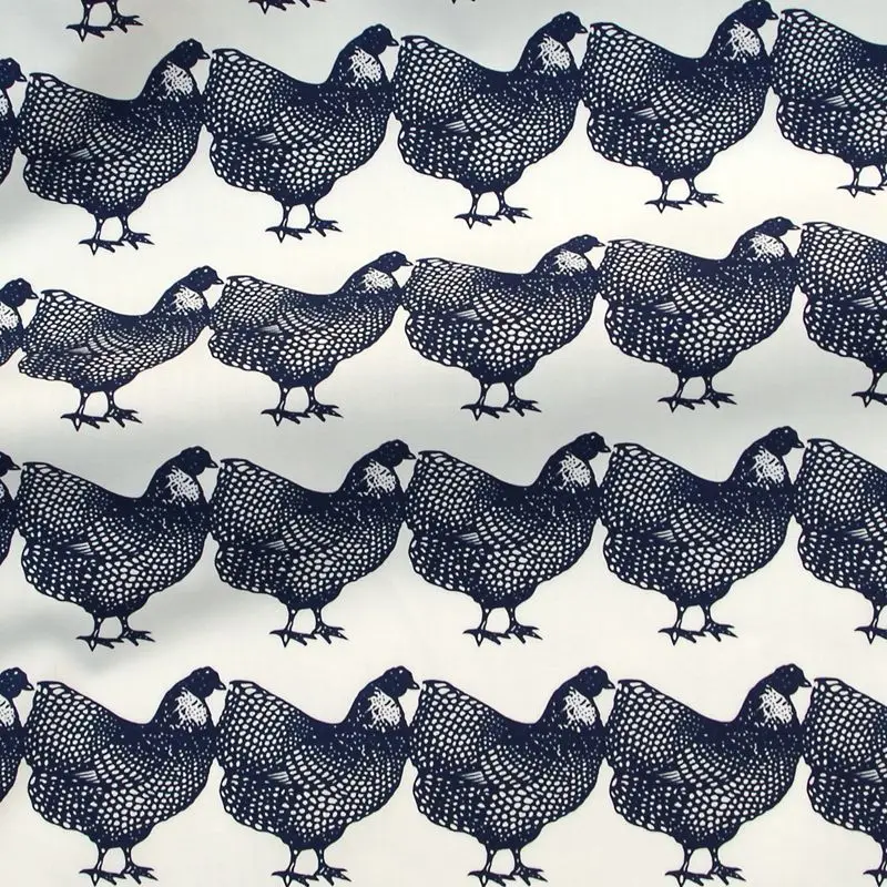 140cmx 100 см; хлопок ткань-Aniaml-курица(370