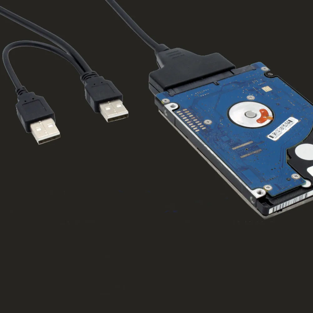 1 шт. свинцовый кабель Компьютерные разъемы HDD SSD адаптер USB на SATA конвертер 7 + 22 Pin 2