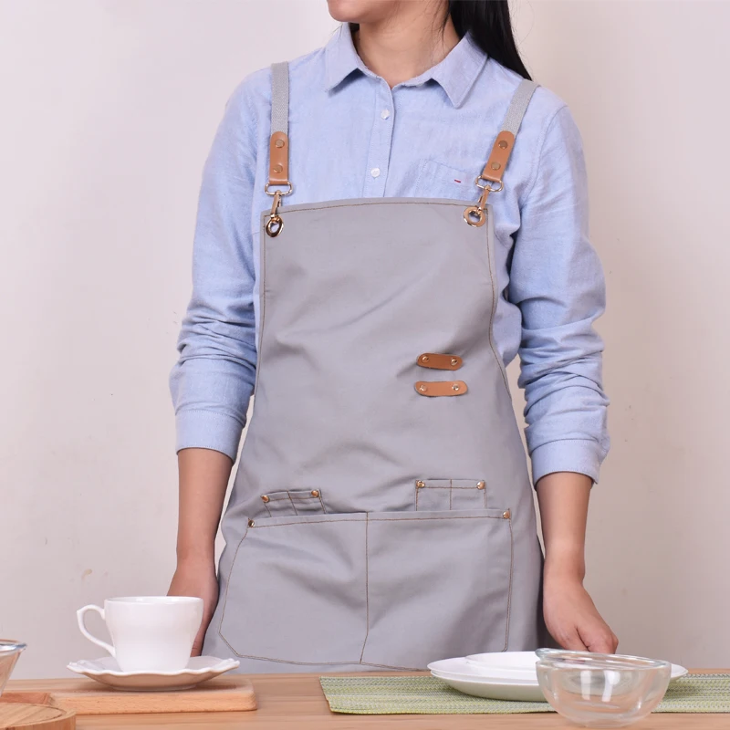 Buy 2018 Canvas Apron restaurant accessories apron BBQ