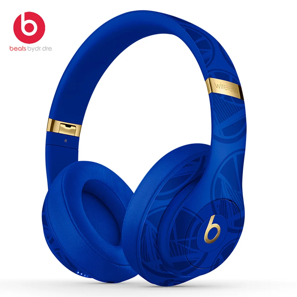 Beats Studio 3 беспроводные bluetooth-наушники, Накладные наушники, коллекция NBA, чистый АНК, шумоподавление, музыкальные наушники с микрофоном - Цвет: Warriors Royal