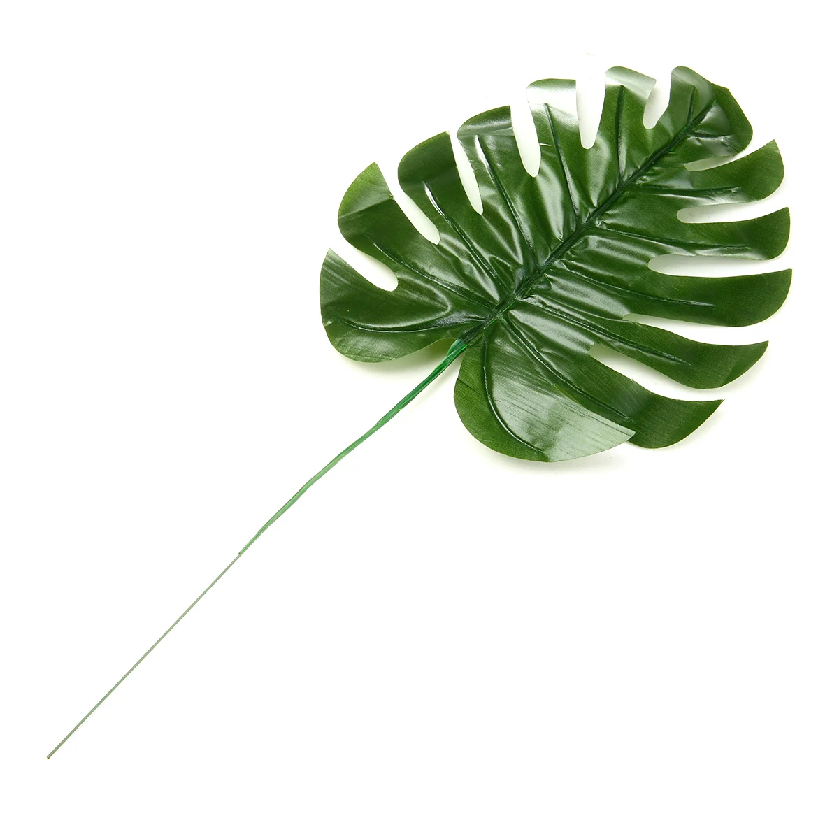 12Pcs Artificial Plant Monstera Branch Palm Fern Turtle Leaf Faux Foliage Artificial Tree for Home Wedding Decoration Mayitr
