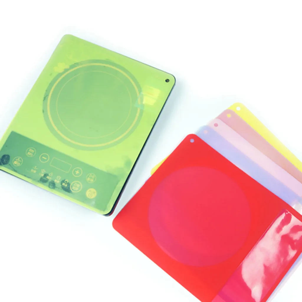 ISHOWTIENDA Translucent Food Silicone Mat Silicone Induction Cooker