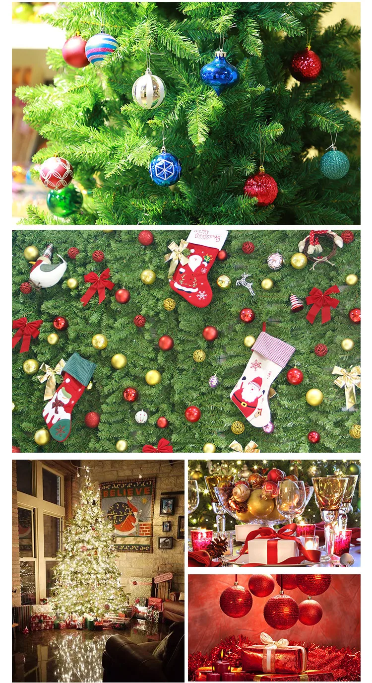 12 шт./лот, 8 см, украшение для рождественской елки, цветные расписные украшения, блестящие шары для украшения дома, бара, вечерние украшения