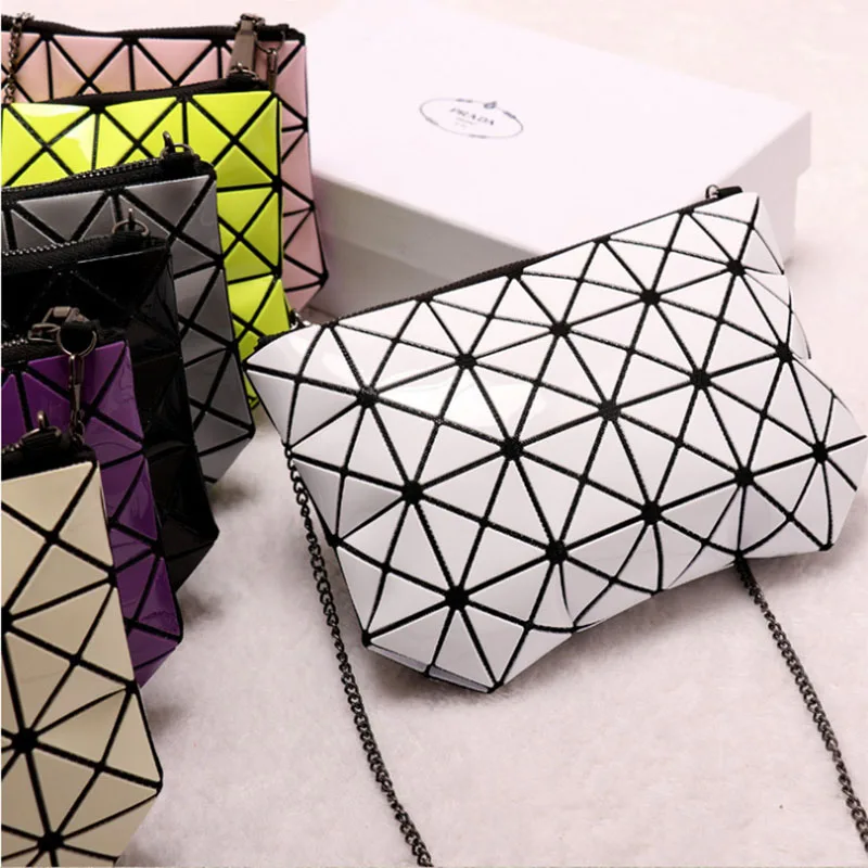 2017 New Women Fashion Fold Over Bags Madam Geometric Goint Plaid Tote Casual Clutch Messenger Bag Shoulder Bags Bolso Bao Bao (13)