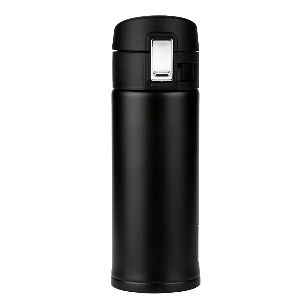 

350ml Bounce Cover Insulatio Bottle solid Stainless Steel Vacuum Flasks Insulation Water Bottle Leak-Proof Tritan #10T
